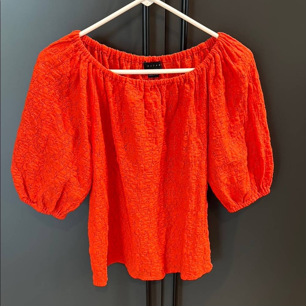 Sanctuary Vibrant Orange Blouse